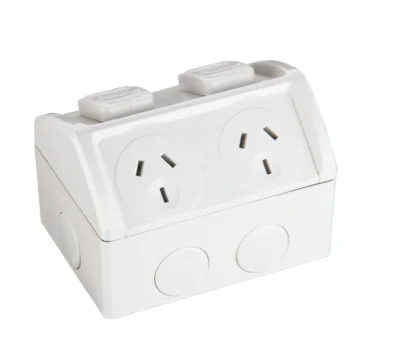 Weatherproof Double Power Point 15A