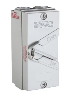 Weatherproof Isolator Switch 2P 20A