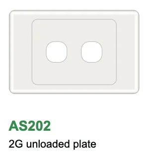2000 Series 2 Gang Plate