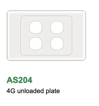 2000 Series 4 Gang Plate