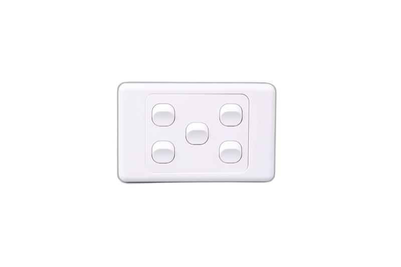 2000 Series 5 Gang 2 Way Switch