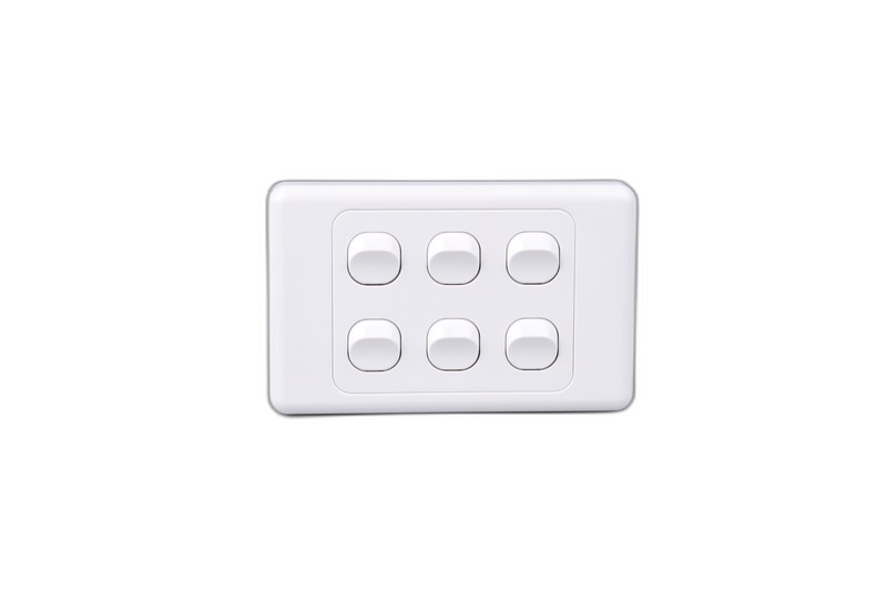 YELE 2000 Series(AS) 6 Gang Switch