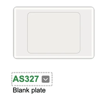 2000 Series Blank Plate