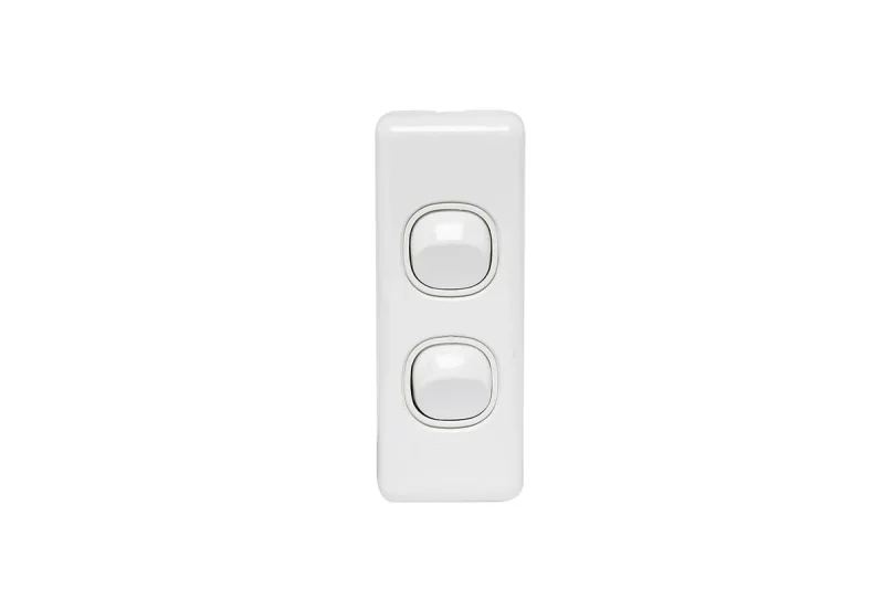 Architrave 2 Gang Switch