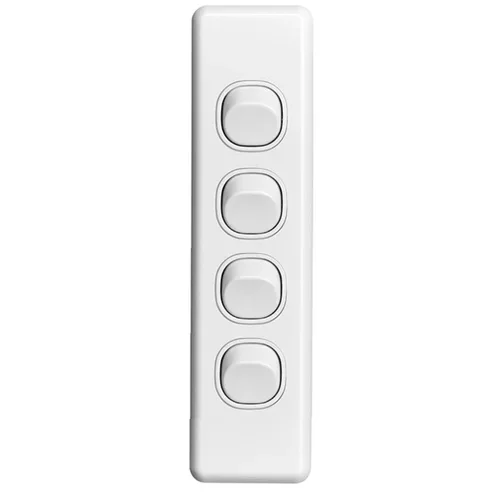 Architrave 4 Gang Switch