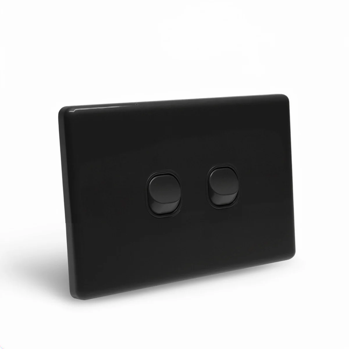 Classic 2 Gang 2 Way Switch Black