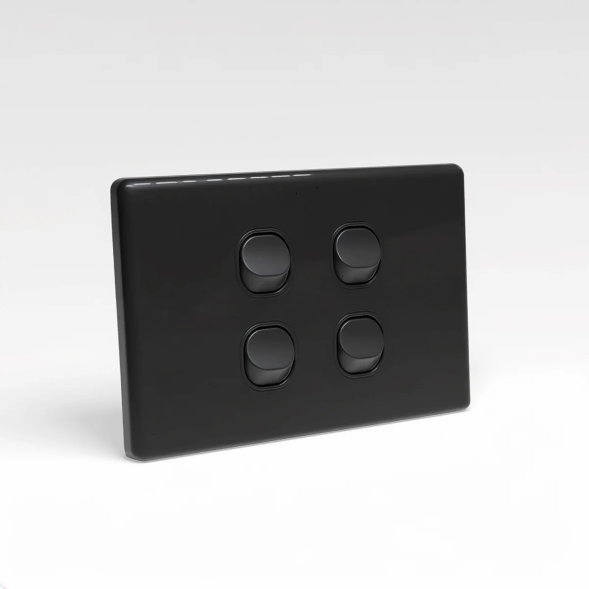 Classic 4 Gang 2 Way Switch Black