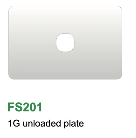 Glass 1 Gang Plate