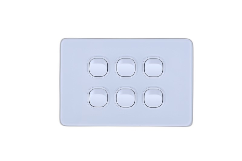 YELE Glass(FS) Series 6 Gang Switch