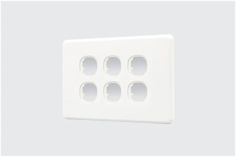 Slim 6 Gang Plate