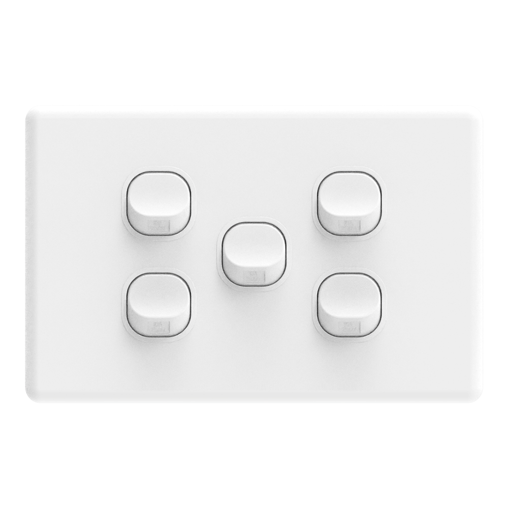 YELE Slim(KS) Series 5 Gang Switch