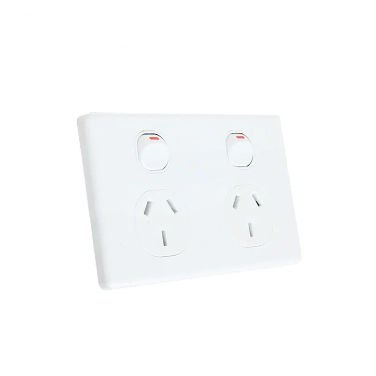 Slim Double Power Point with USB 10A