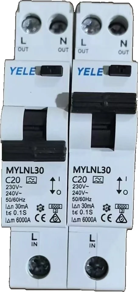 RCBO 20A with Tail