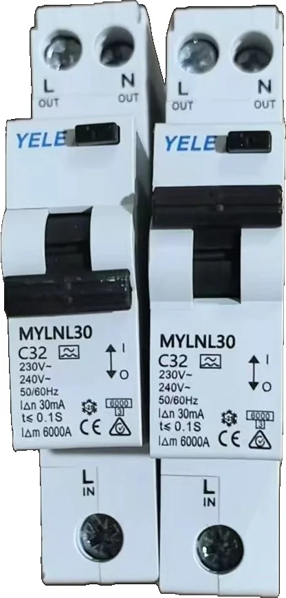 RCBO 32A with Tail