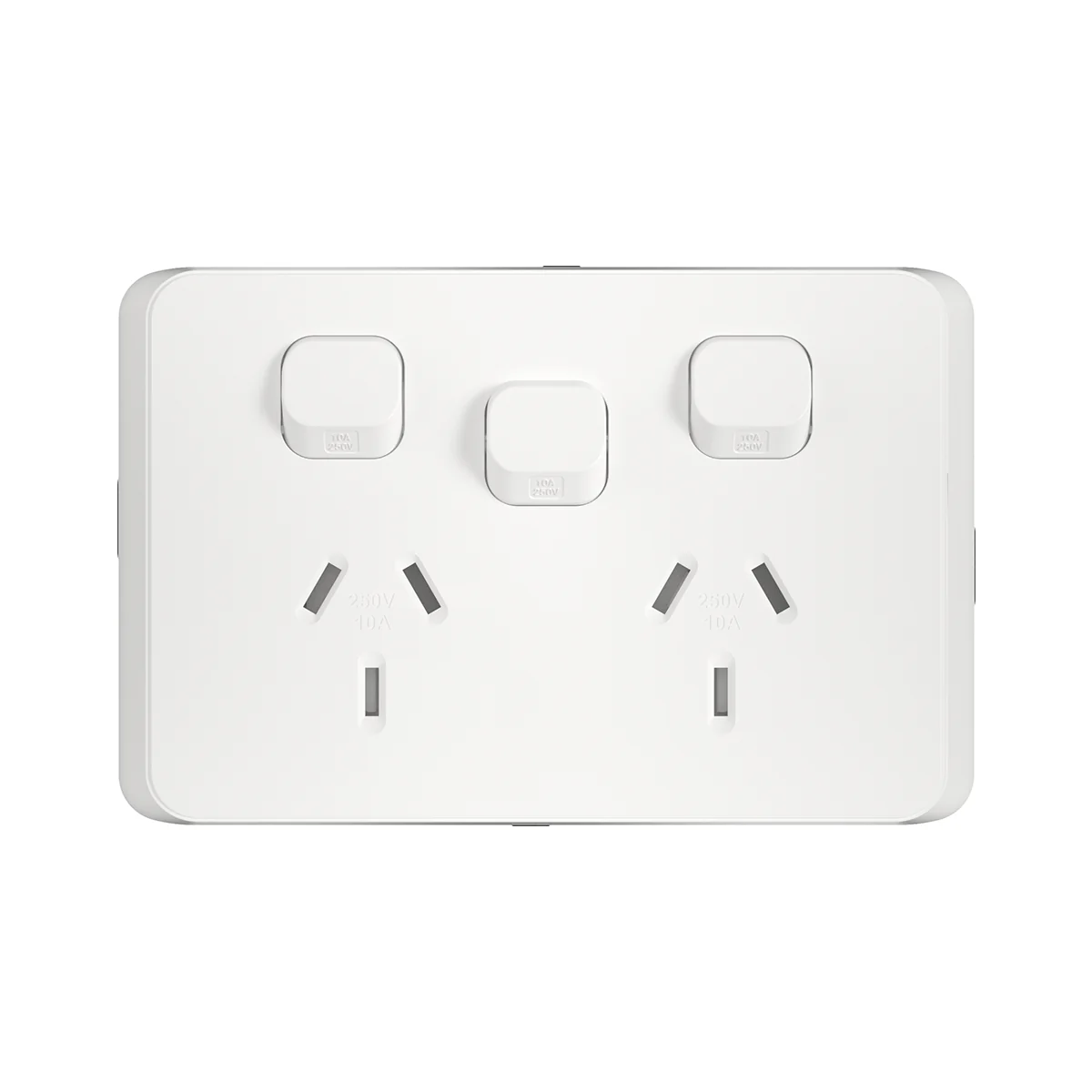 S4 Double Power Point with Extra Switch 10A