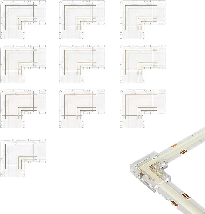 LED Strip Light L-Shaped Connector
