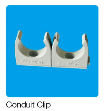 Conduit Clip 25mm Grey