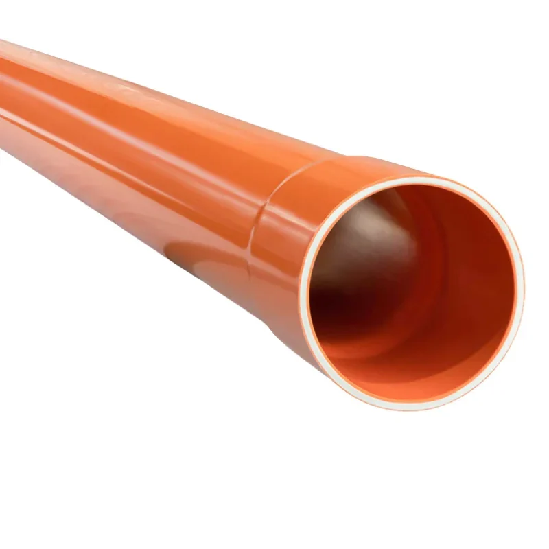 Heavy Duty Conduit 100mm × 4m Orange