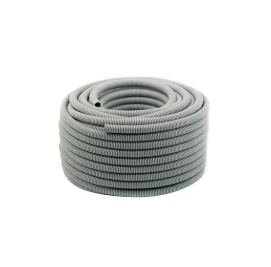 Heavy Duty Solar Corrugated Conduit 25mm × 50m Grey