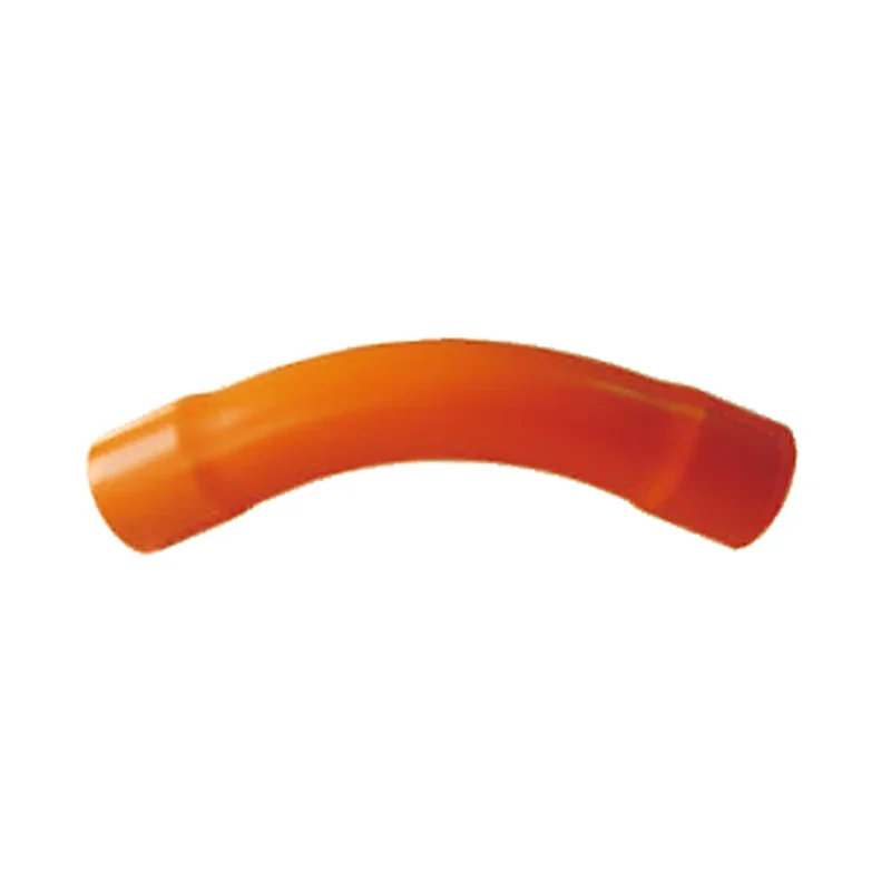 100mm 45° Heavy Duty Sweeping Conduit Bend Orange